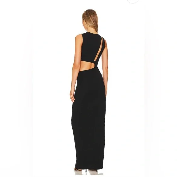 Camila Coelho Alex Maxi Dress in Black - Picture 3 of 3